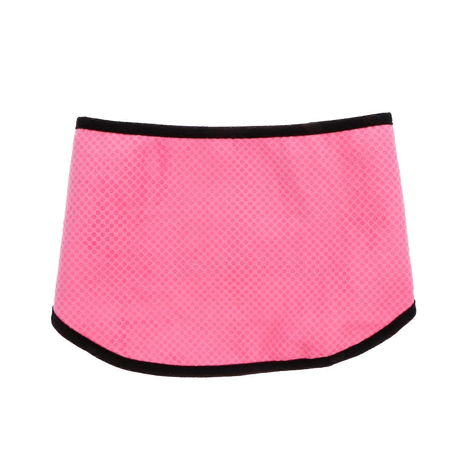 Pet Cooling Towel Pink L Size Ideal for Summer Use with Heat Dissipation Function 1Pack