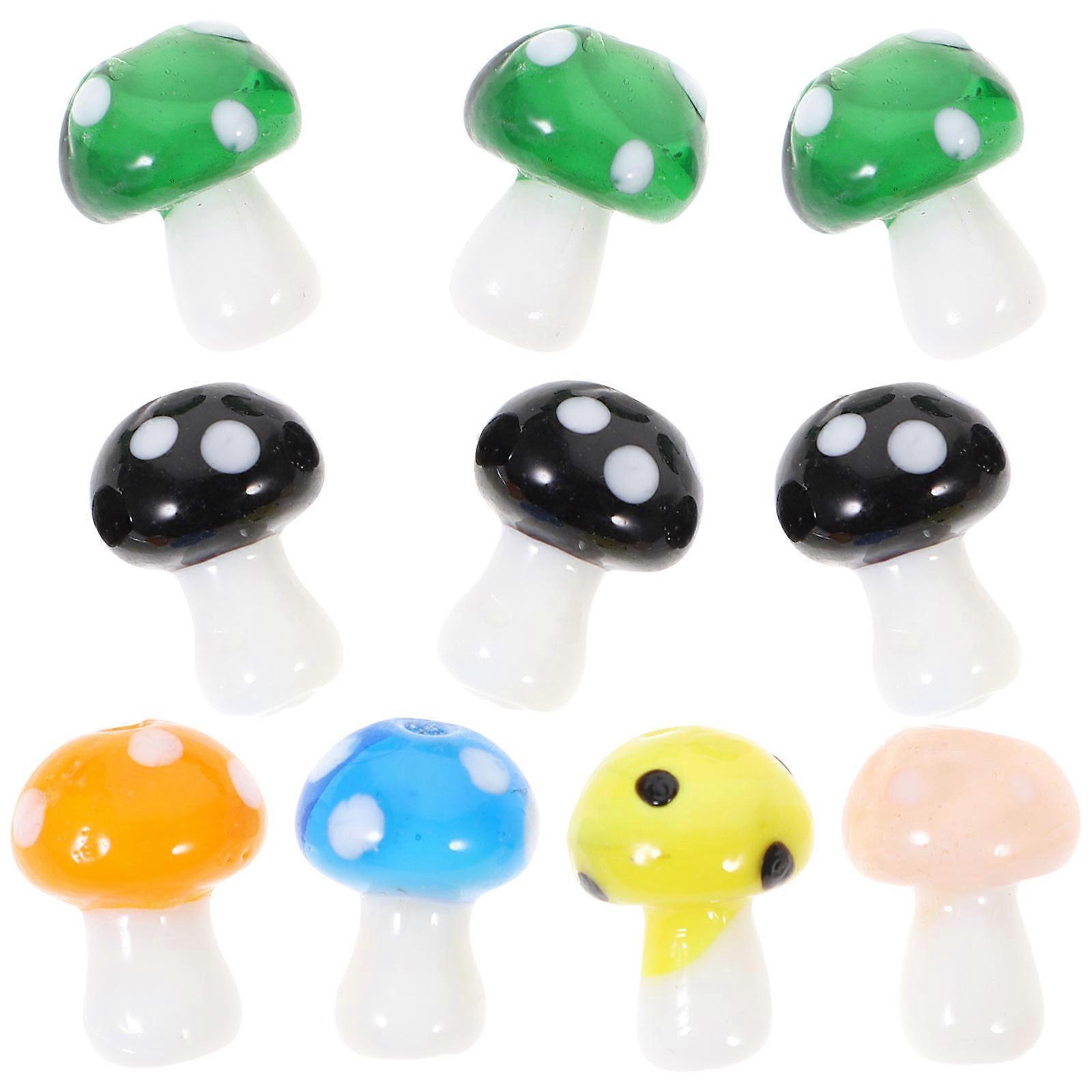 Spacer Beads Craft Making Loose Beads Assorted Color 1.9X1.4Cm 10Pcs