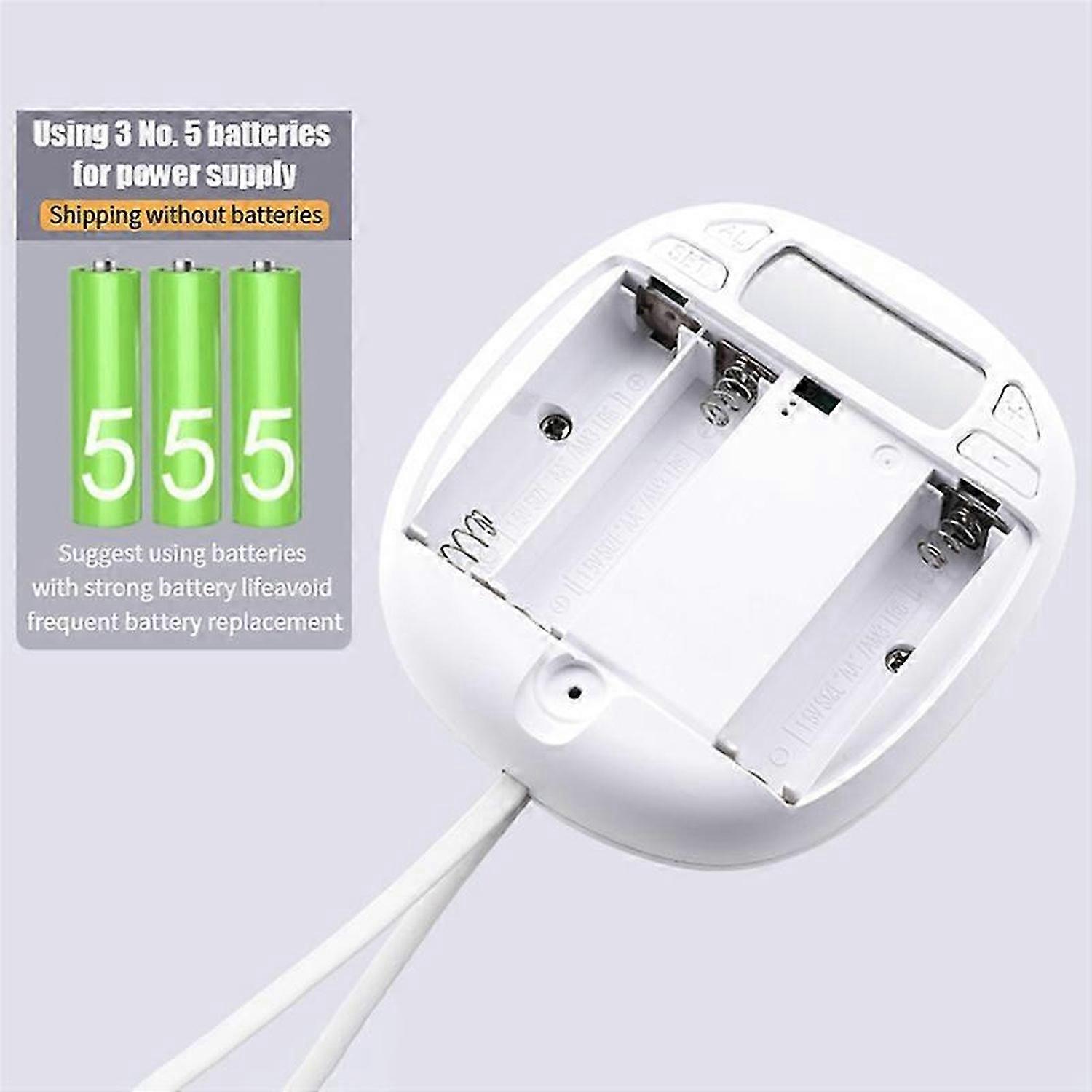 Mute Vibrating Alarm Clock Shaker Impact for Hearing Impaired Snooze Student Cartoon Clocks Light Re