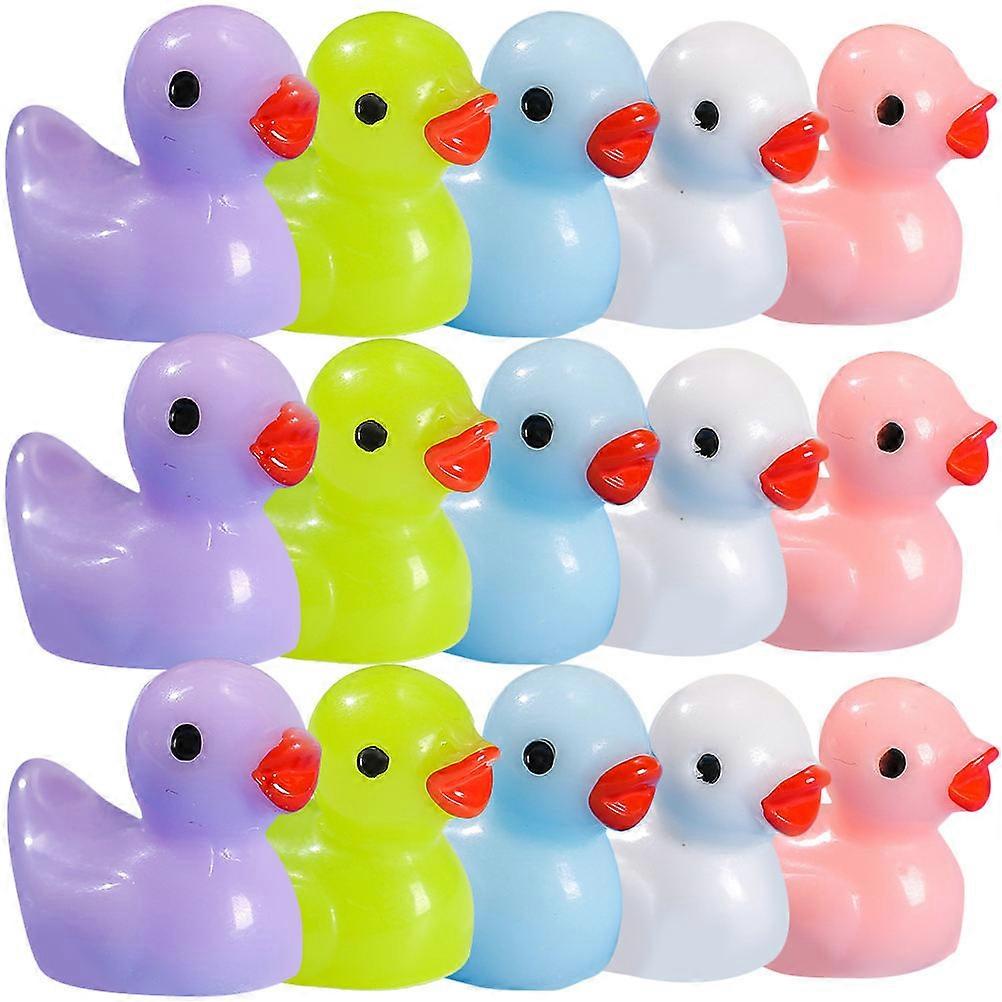 Mini Resin Figurines Tiny Resin Figures Indoor Decoration Blue 100Pcs