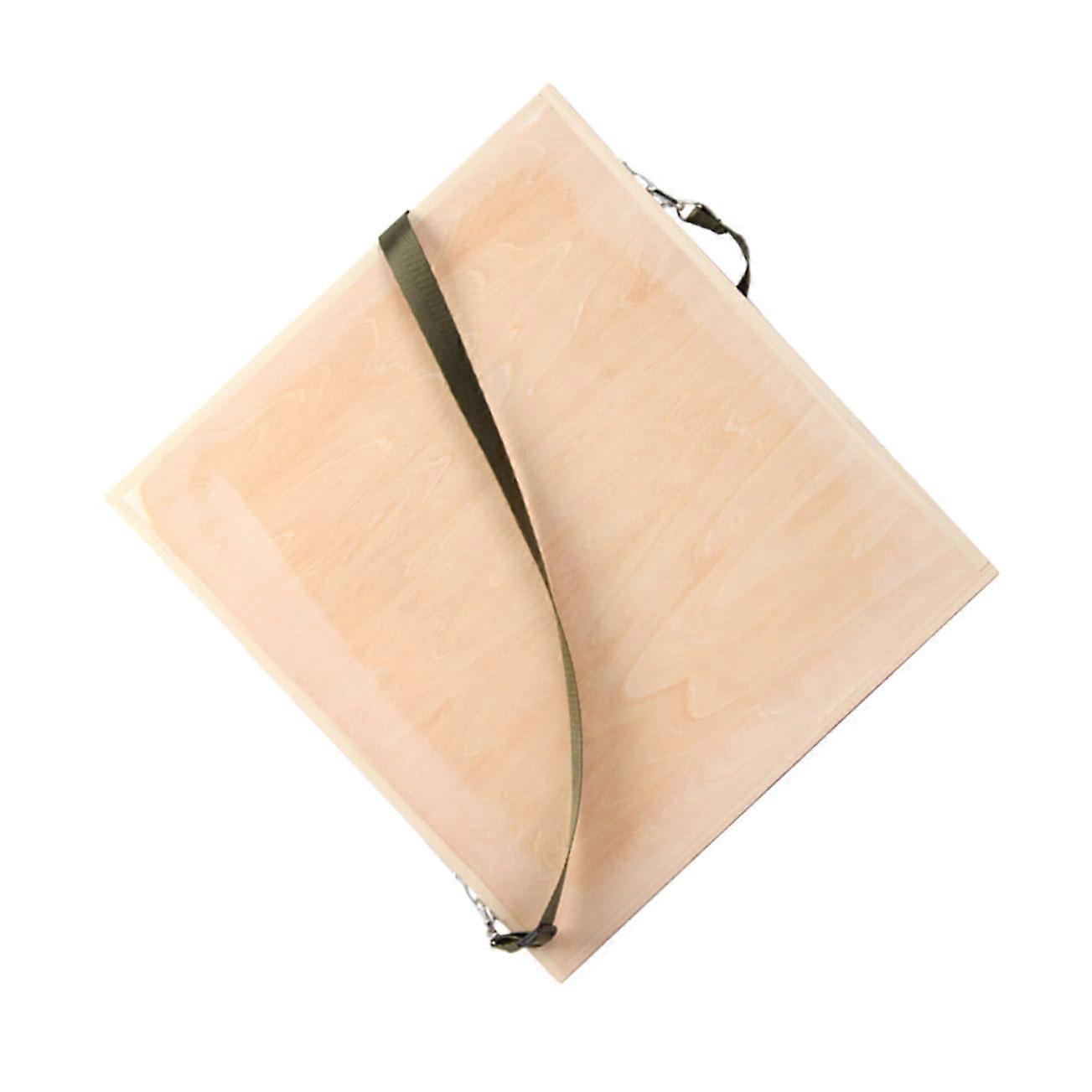 Drawing Board, Wooden Sketch Pad with Plaka Paint, Portable Art Table for Outdoor Artists, A3 Size Sketching Platform