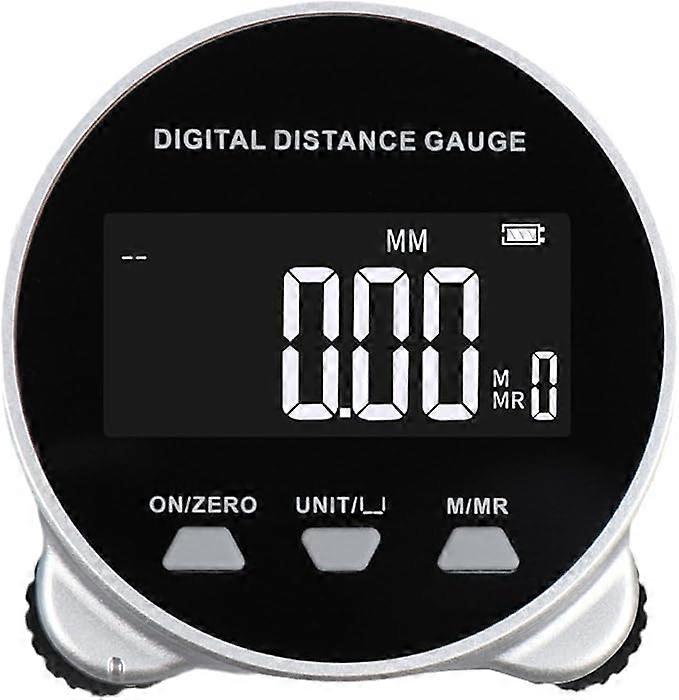 Distance Meter, Range Finder Electronic Rangefinder Cylindrical Straight Irregular Design with LCD Display for Flat, Diameter Measurement