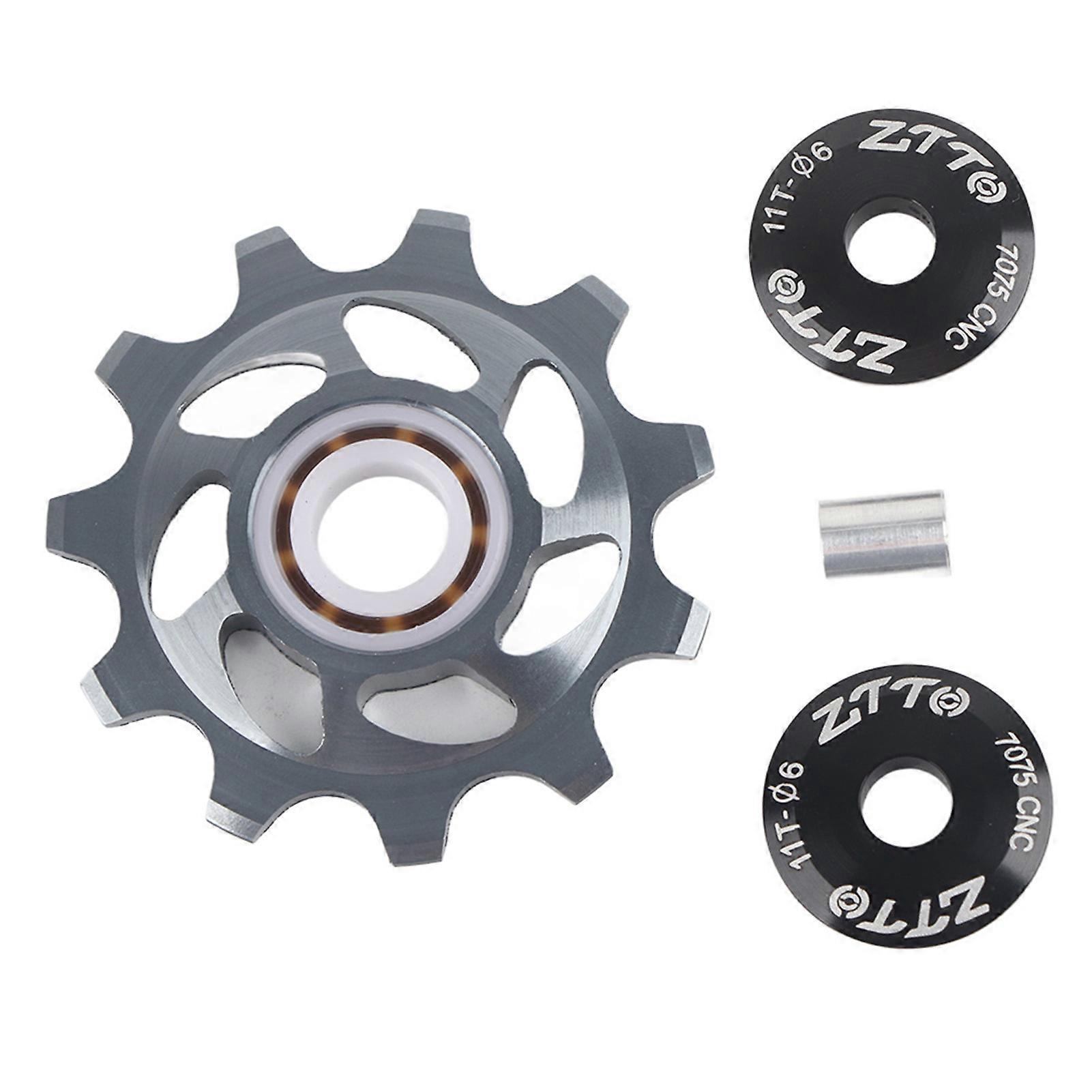 Poulie de dérailleur arrière 11 dents pour VTT (couleur titane)