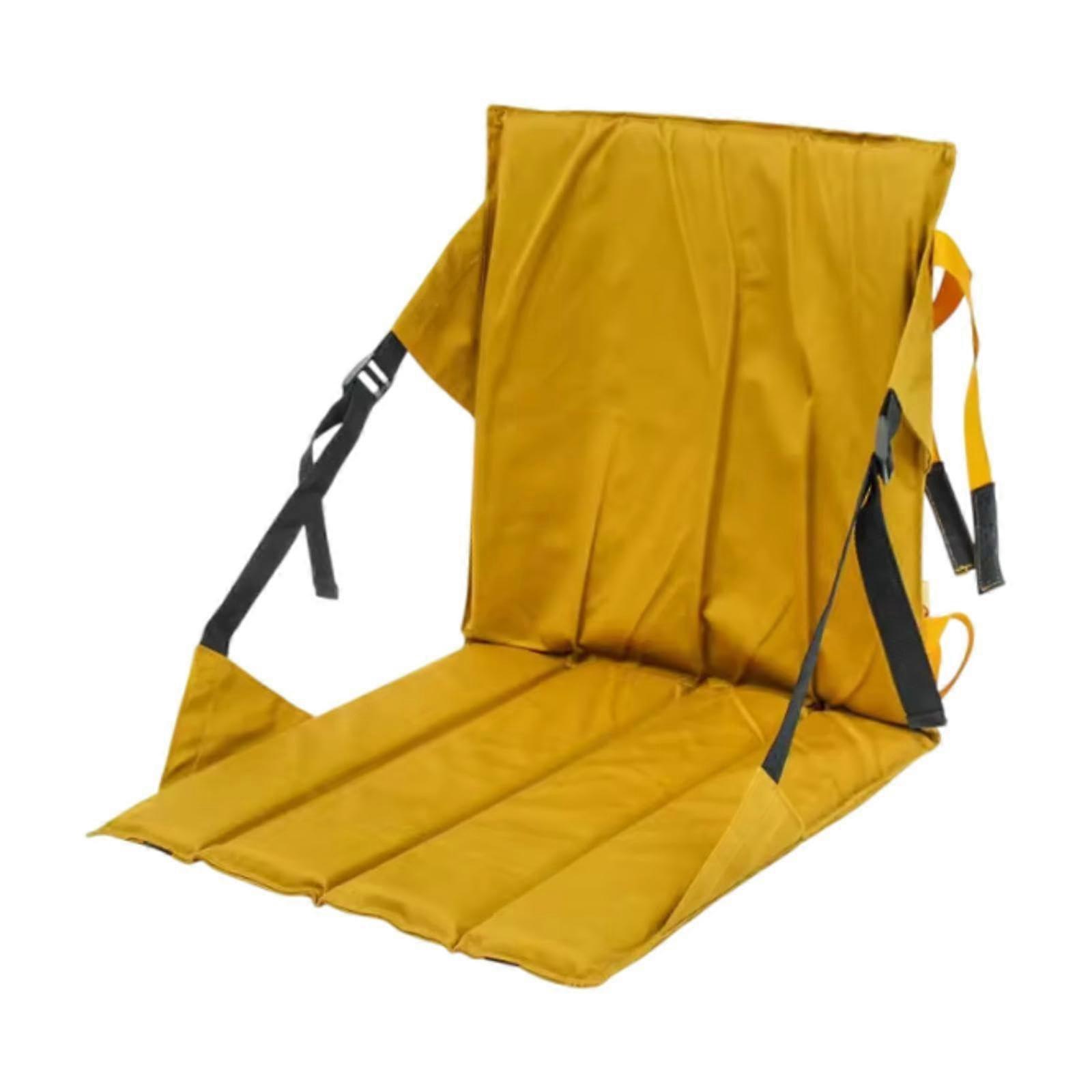 Stadium Seat with Backrest, Bleacher Chair, Foldable Seat Cushion, Folding Beach Chair for Excursion Fishing