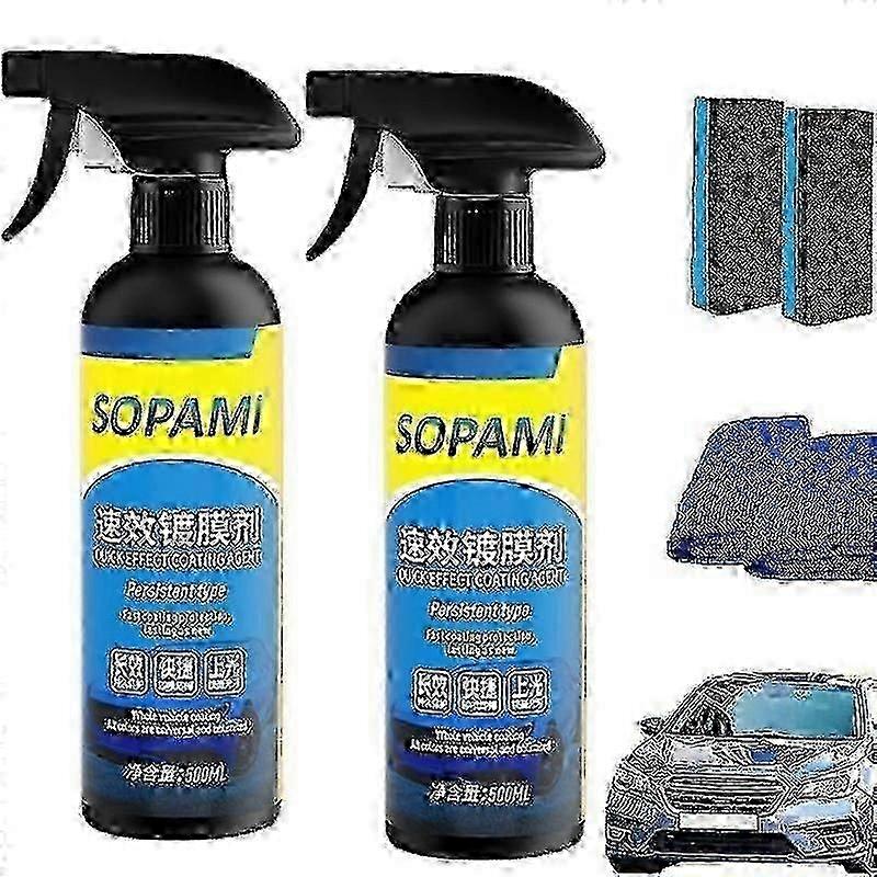 1-3set Car Coating Spray, Protection Quick Car Wax Polish For Car And Motorcycle