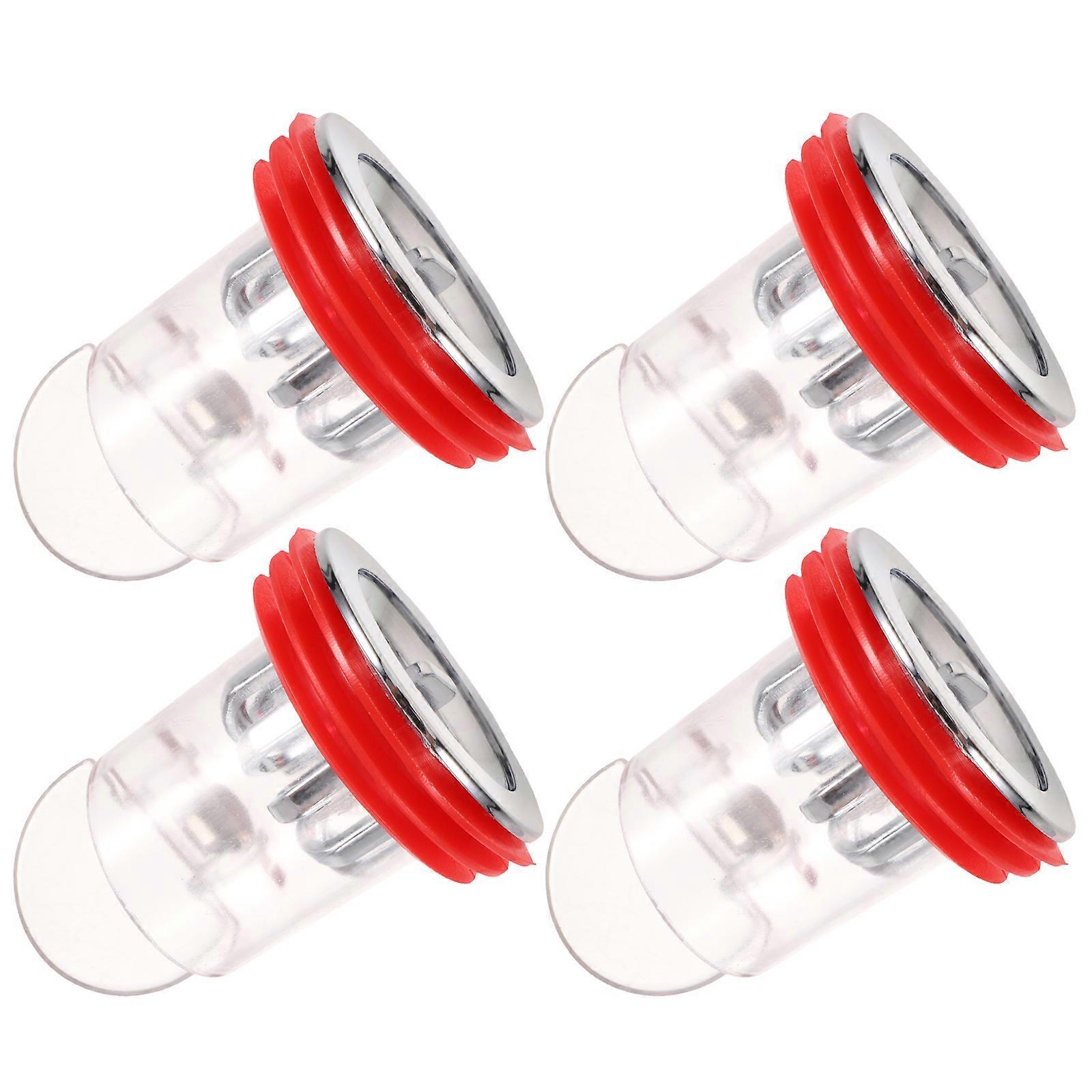 Bathroom Floor Drain Universal Core Backflow Prevention For Bathroom Drains Red 4Set