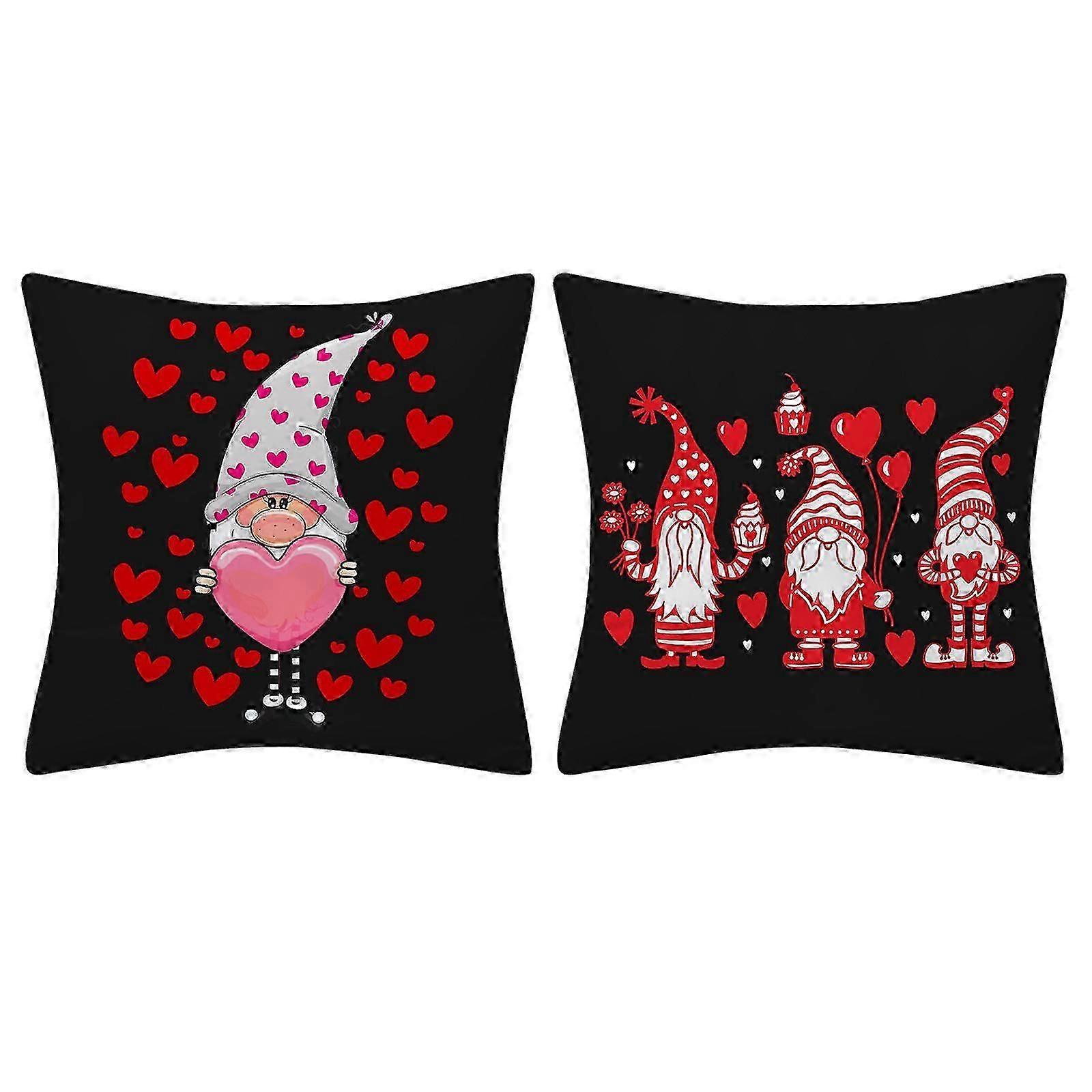 2025 Latest Model 2pc Valentine's Day Pillowcase Decorative Pillow Case Creative