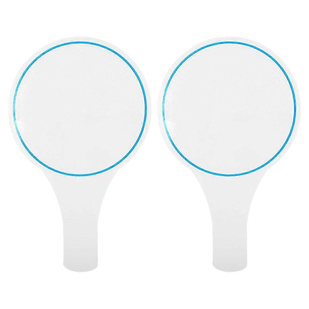 2pcs effaçable à sec réponse paddle tableau blanc simple face palettes mini effaçable à sec réponse palettes