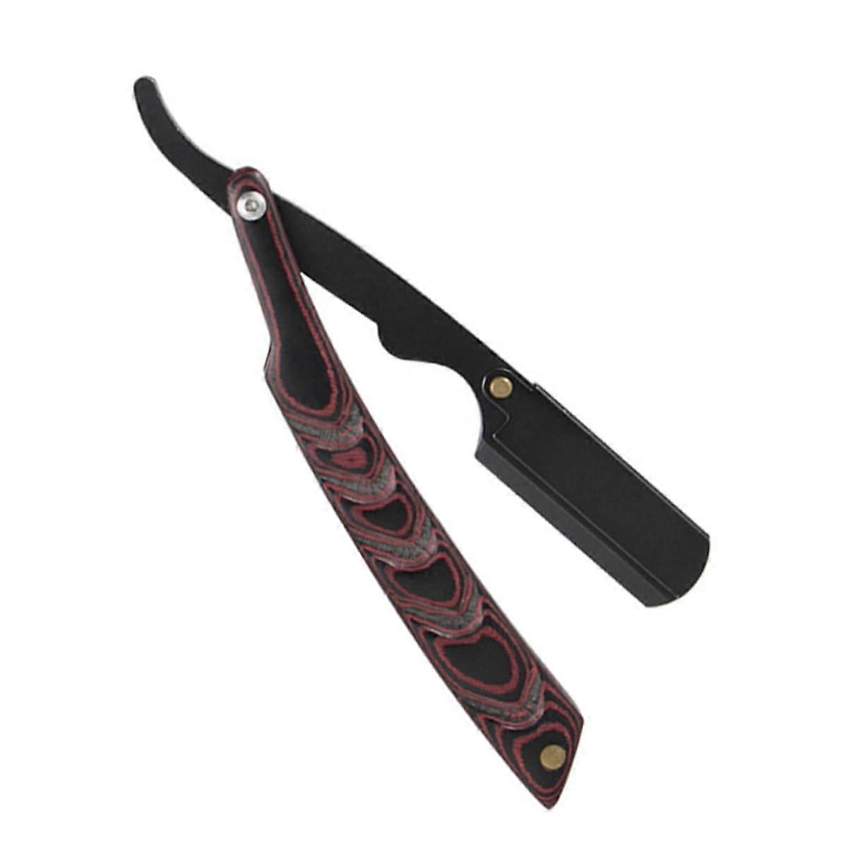 Male Razor Face Shaver for Men with Manual Holder, Beard and Hair Razor Tool, Salon Quality Accessories, Durable Design