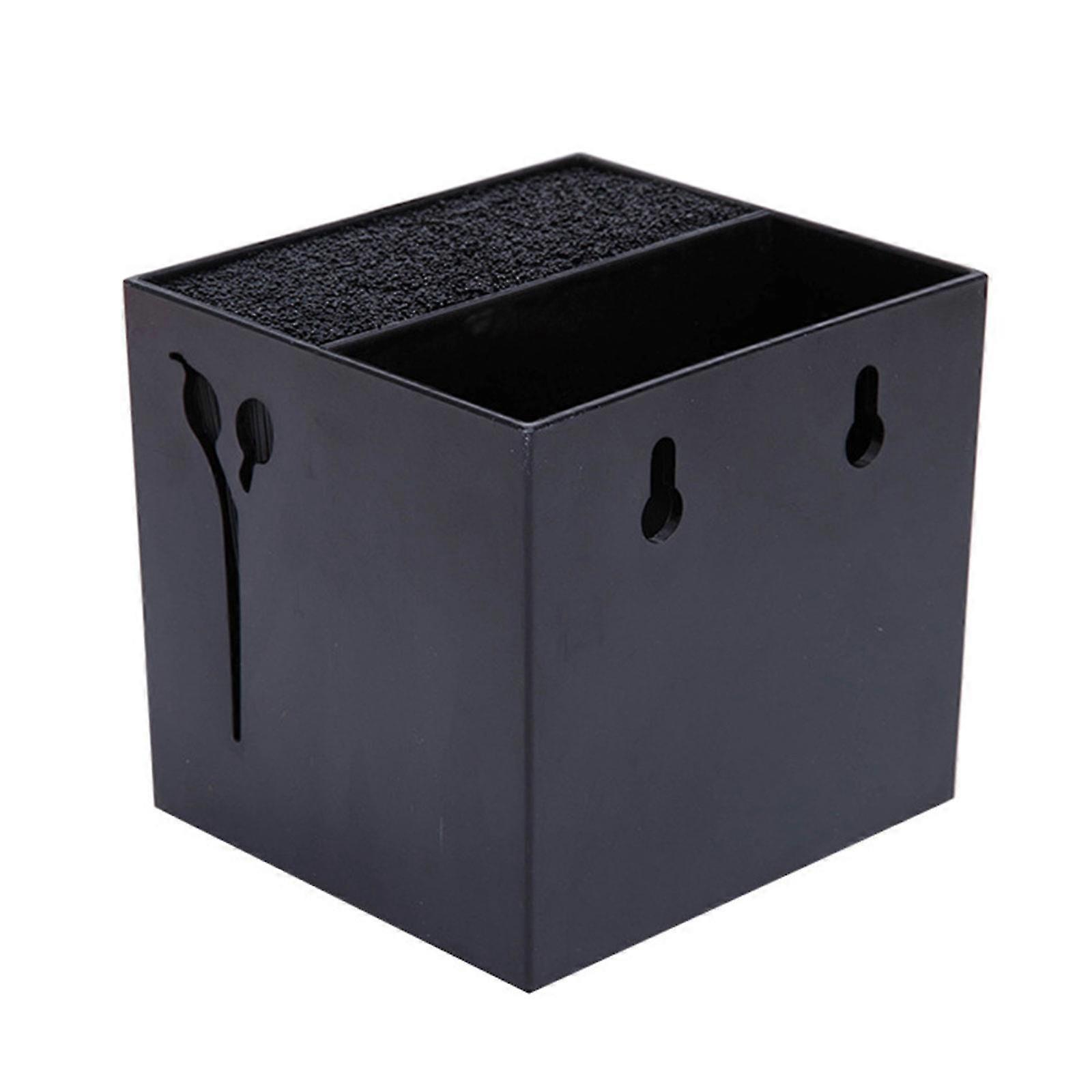 2025 Elegant Hair Care Tool Storage Box Case Spacious Container for Organizing All Hairstyling Implements Neatly Salon Use Black