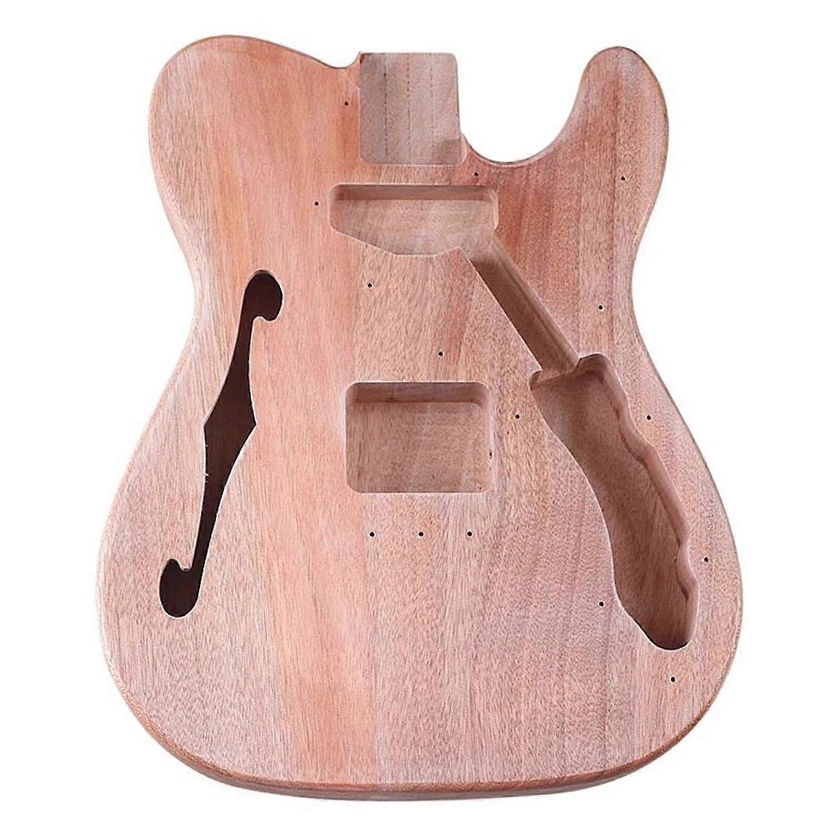 Okoume F Hole DIY Professionellt Kit för Elgitarr TL E Gitarr Body