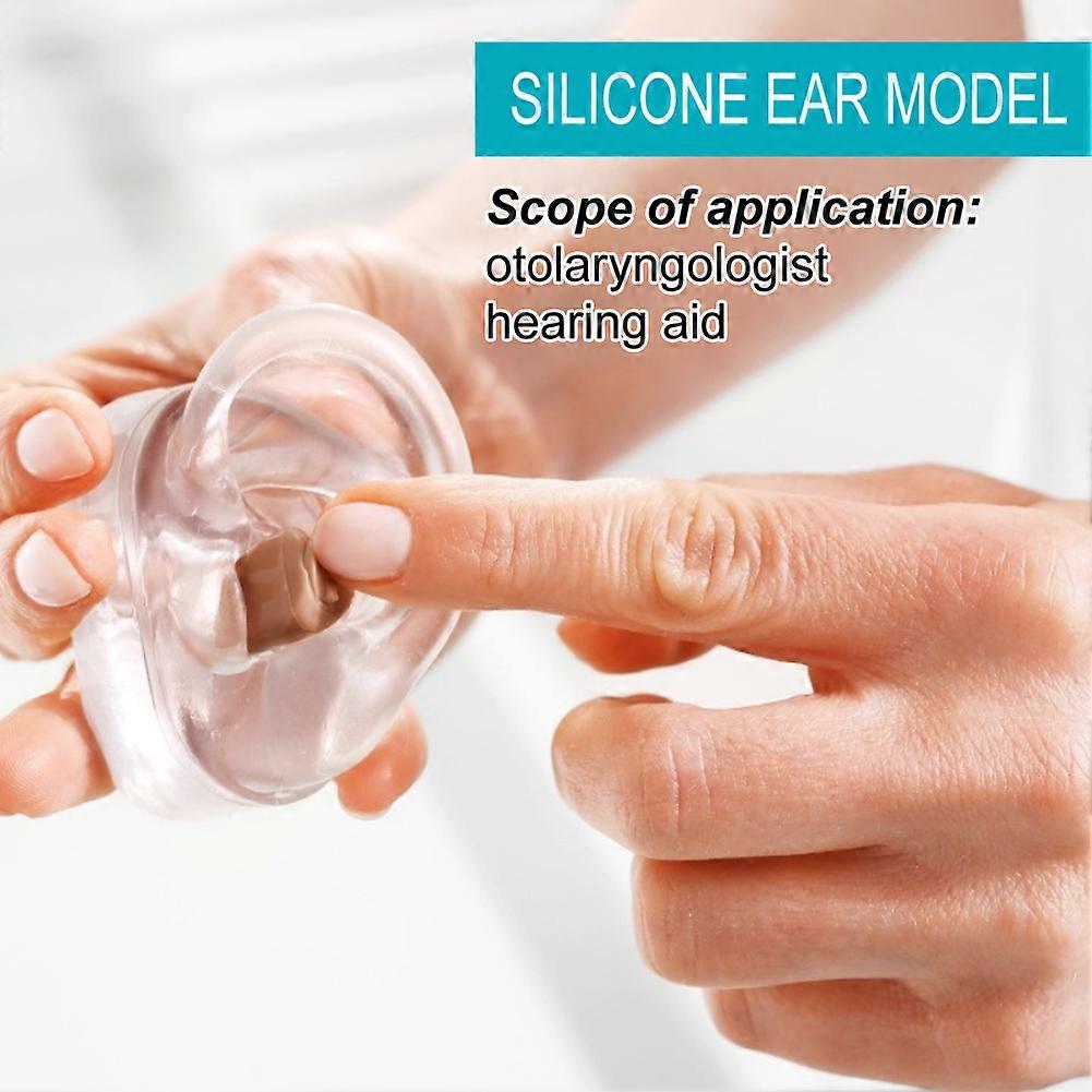 Silicone Left Ear Model for Hearing Aid Display and Fitting Practice