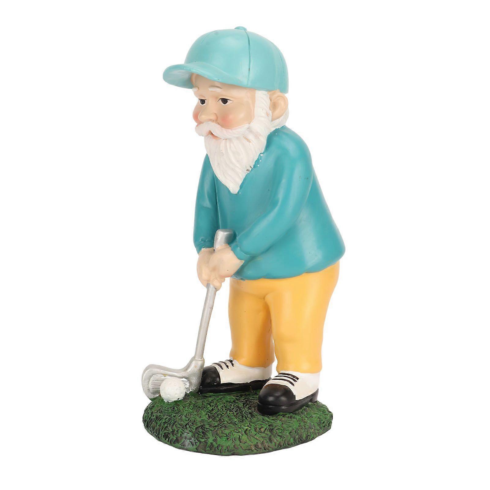 2025 أحدث نموذج لاعب غولف حديقة جنوم صورة حية رائعة الطقس