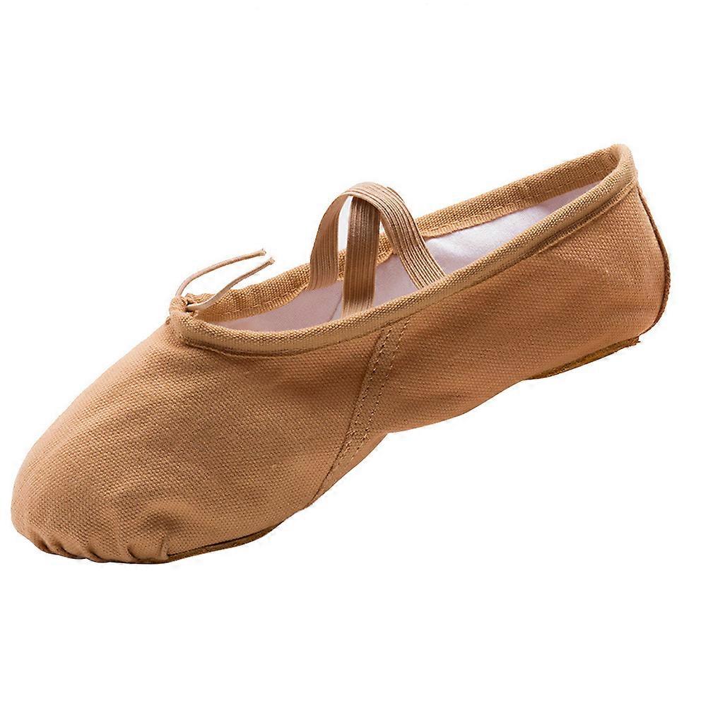 Yoga Shoes for Women Breathable Material Simple Design Folk Dance 5.6985Inch 1 Pair