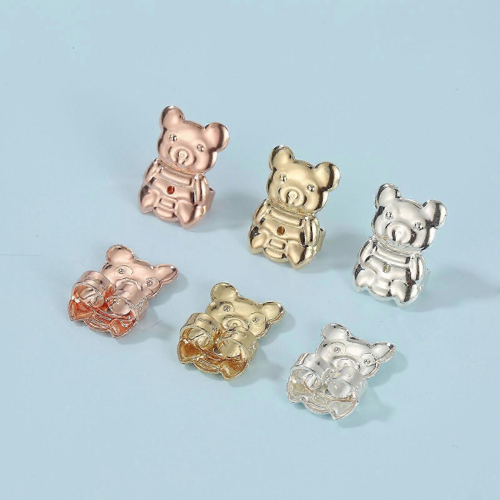 イヤリングリフター、垂れ耳用の低刺激性イヤリングバック、重いイヤリング用の調節可能なイヤリングバック