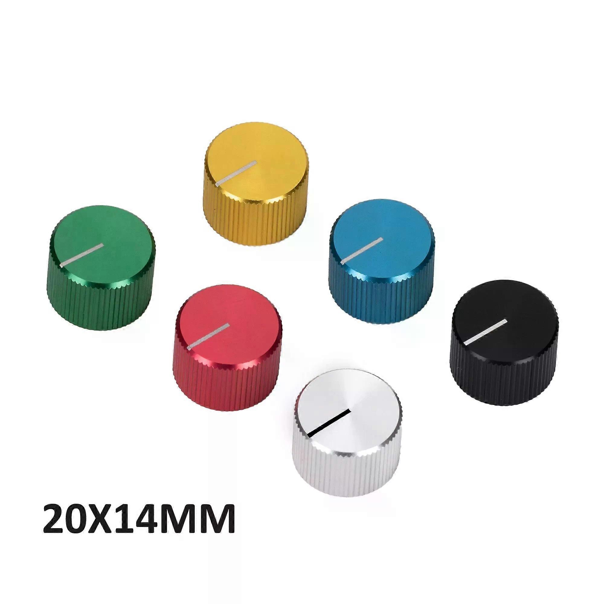 DAIERBUMP 5PCS 635MM πόμολο ποτενσιόμετρου μετάλλων κουμπιών εφέ κιθάρας με τα κουμπιά κιθάρας βιδών για το πεντάλ ηλεκτρικής κιθάρας