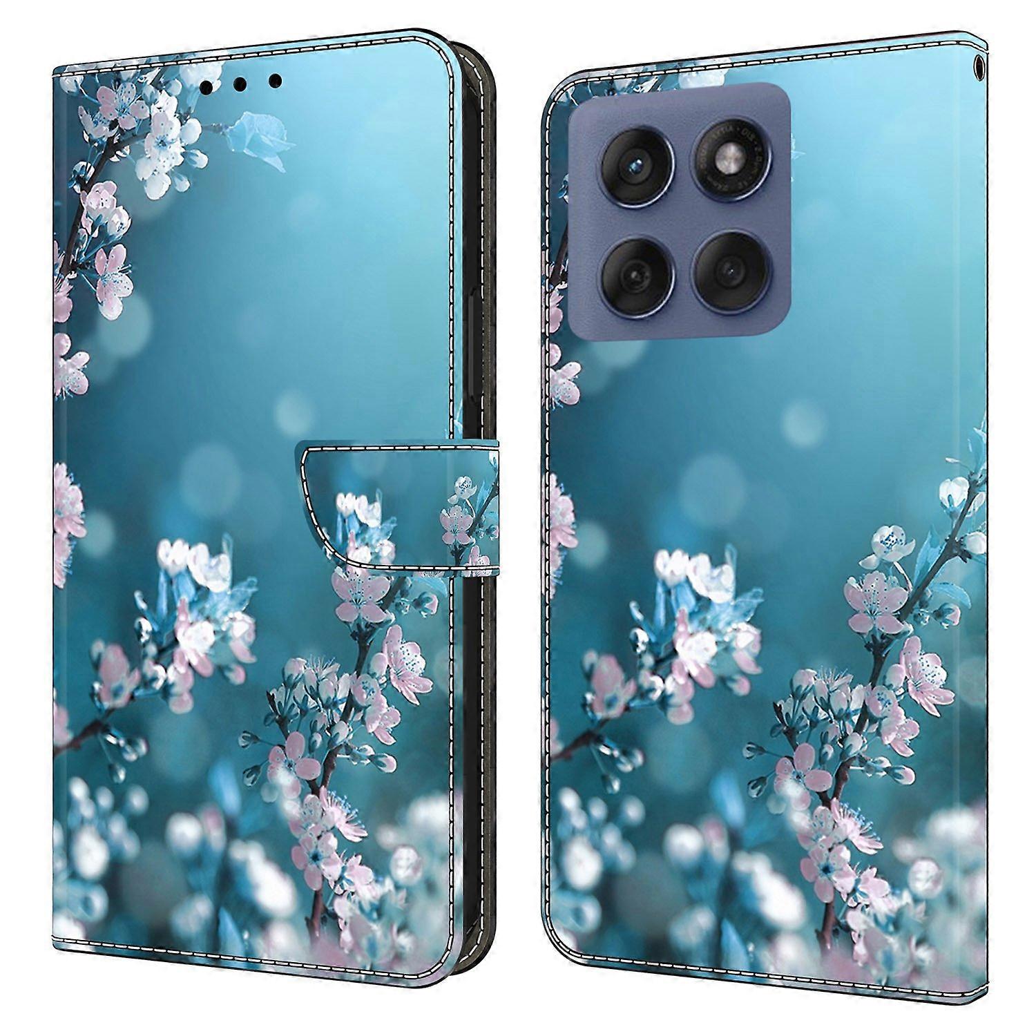 For Motorola Edge 60 Pro 5G Case 3D Pattern PU Leather Wallet Phone Cover with Stand