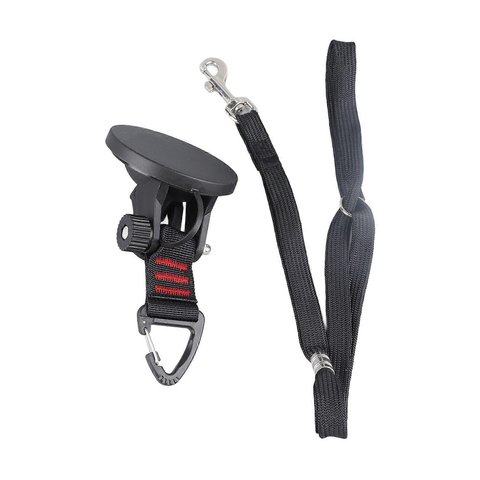 Dog Bath Leash with Suction Cup, Interchangeable Collar, Tub Restraint Lead