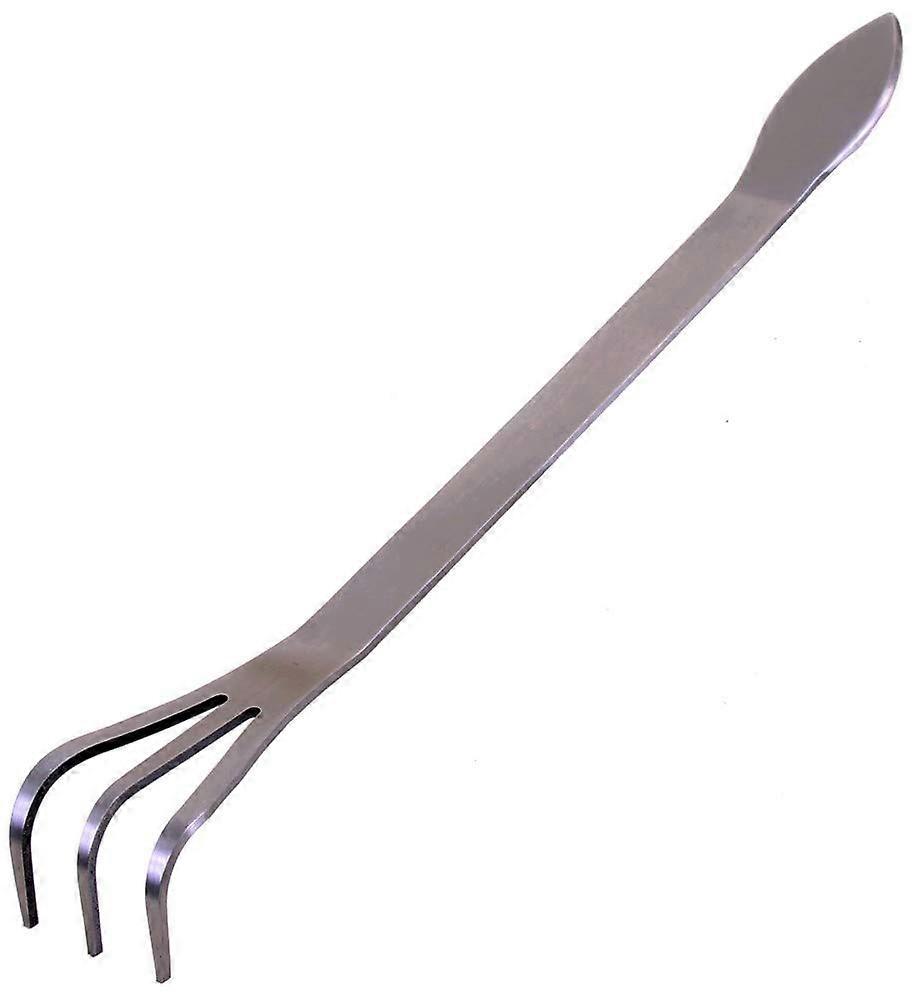 Bonsai Root Claw with Spatula 255mm Stainless Steel Tool for Root Pruning and Soil Aeration 60992