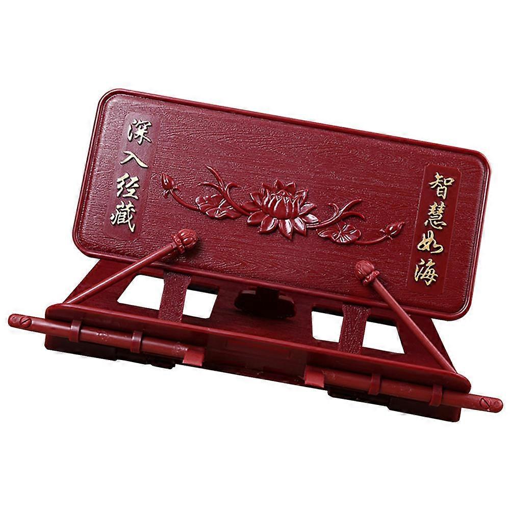 Book Stand Reading Accessories Temple Classics Plastic Book Holder for Home 1Pack