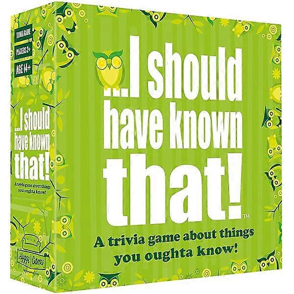 I Should Have Known That! - A Quiz Game About Things You Should Know