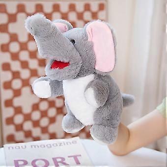 Plüschtiere 25Cm Plüsch Puppe Sprechende Tiere Elefant Tiger Affe Puppen Geschenk-Elefant