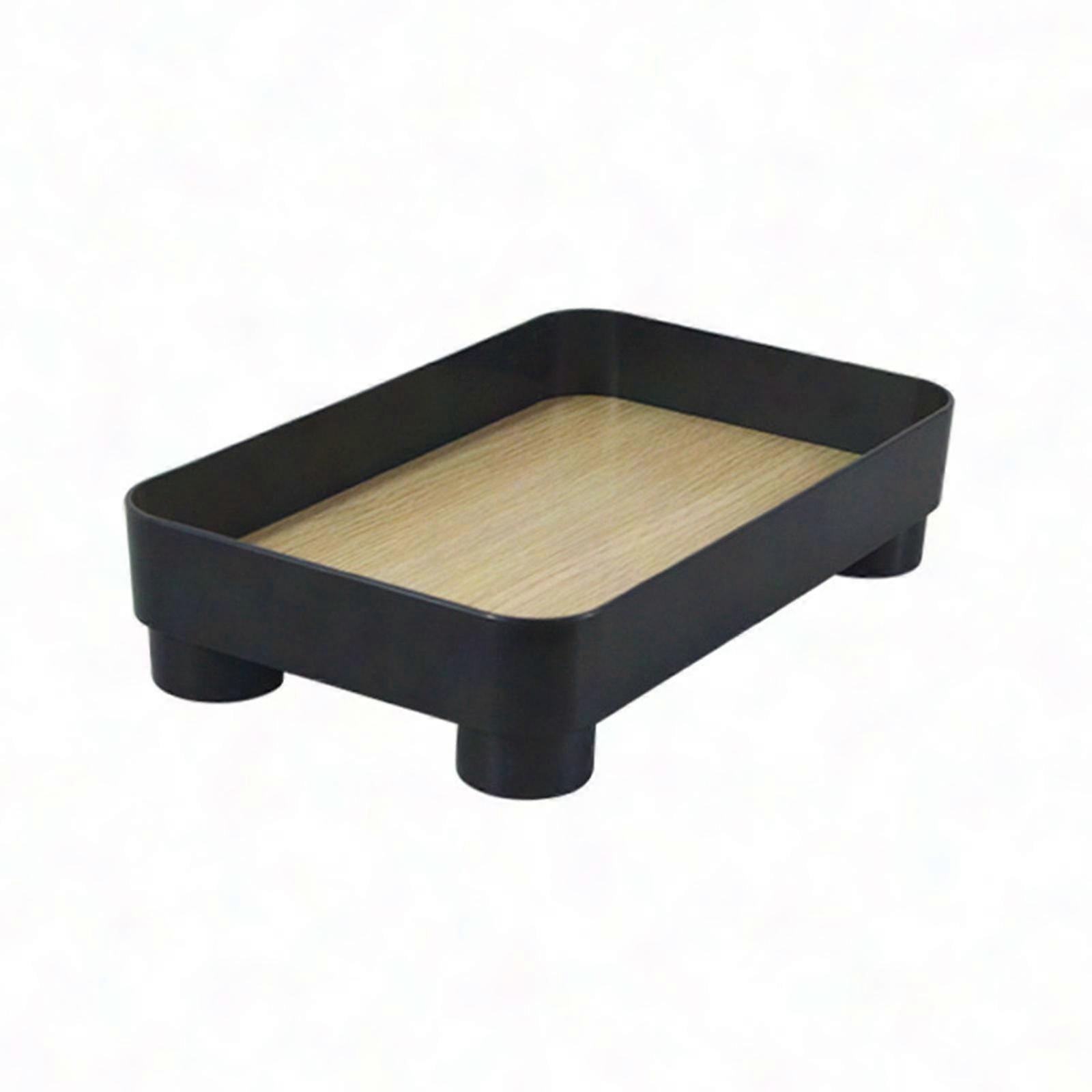 Scandinavian Inspired Cosmetic Storage Tray for Desktop Organization