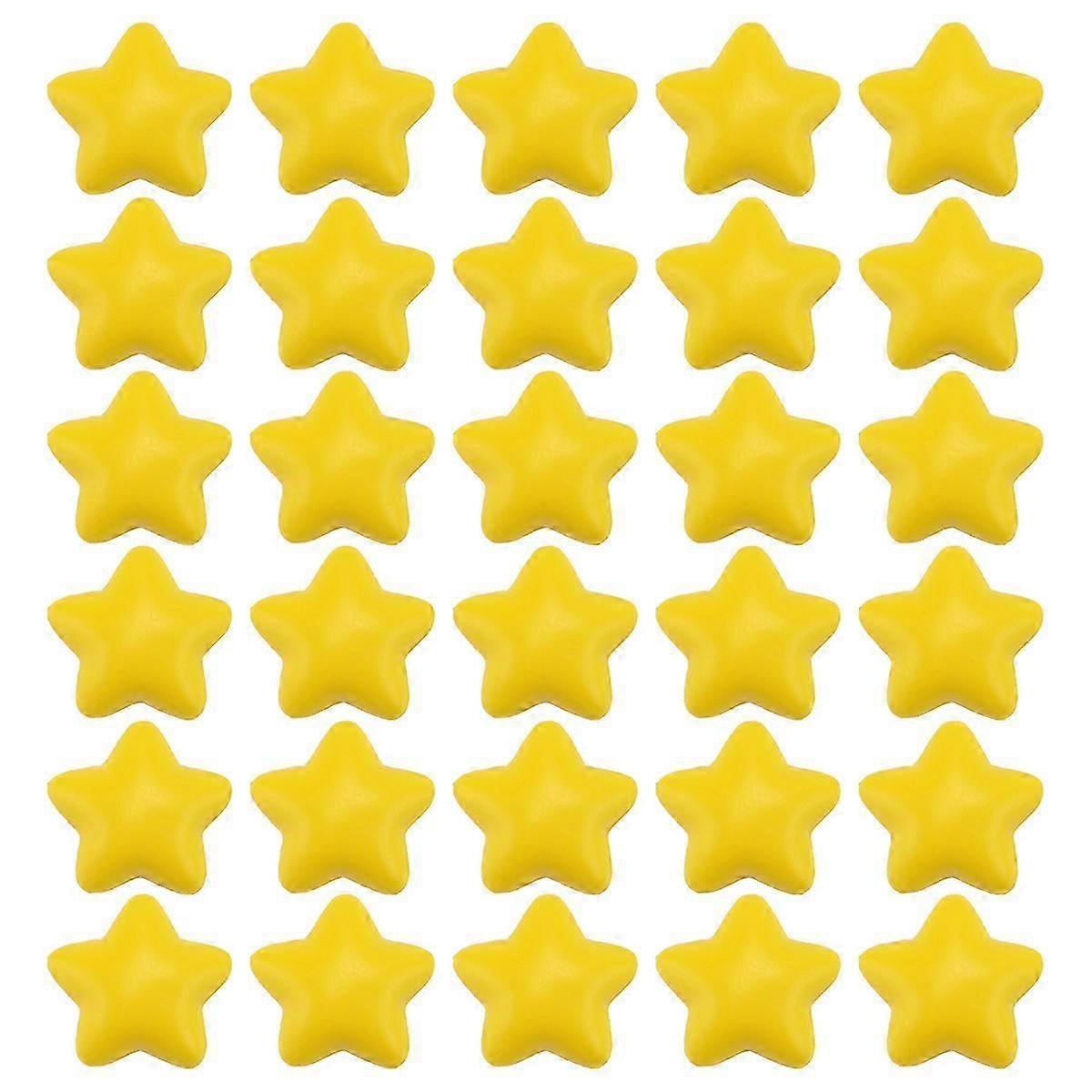 30-Pack Mini Star Foam Stress Balls