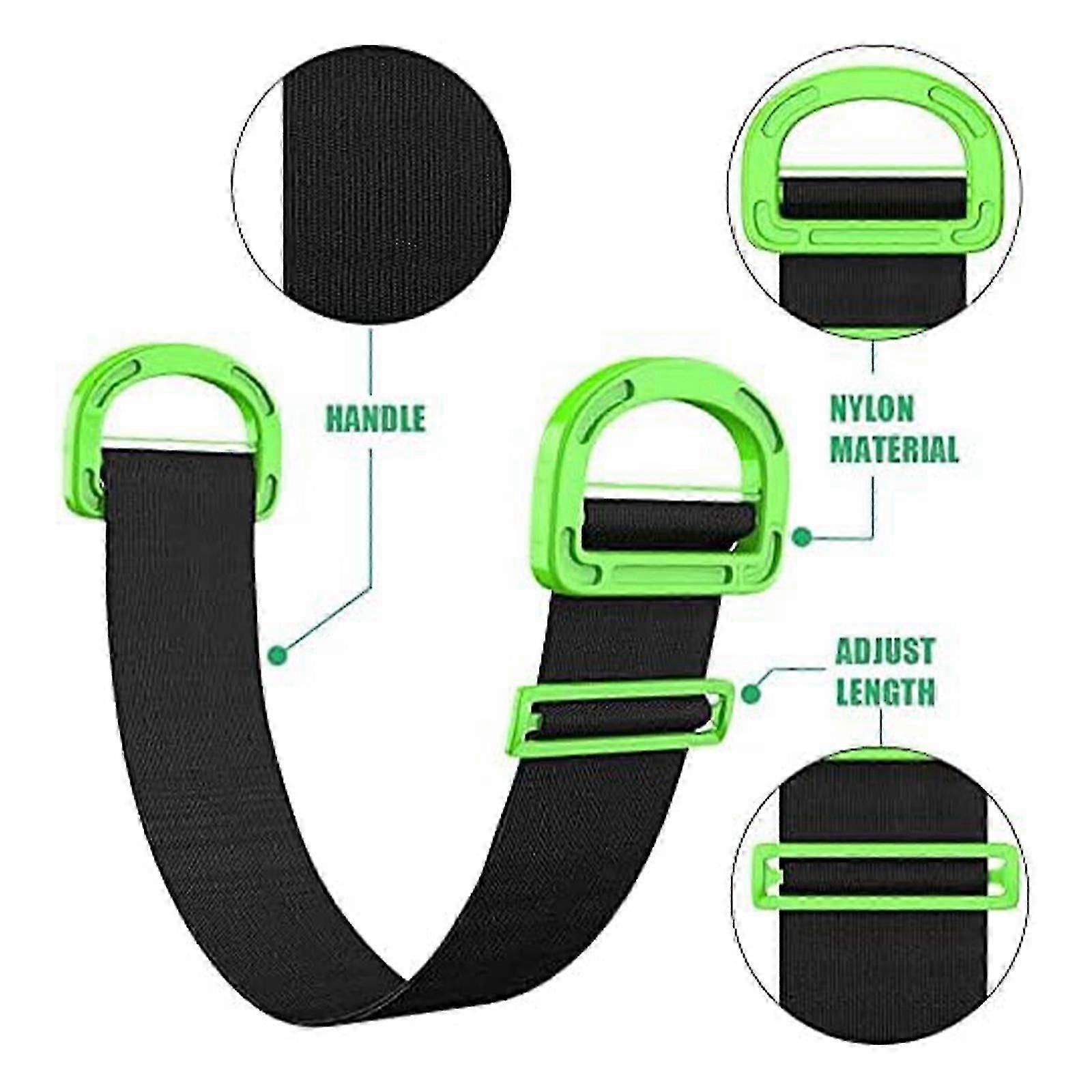 Adjustable Lifting Moving Straps, Single Or Two-person Retractable Carrying Straps With Handles, Multifunctional Carrying Strap