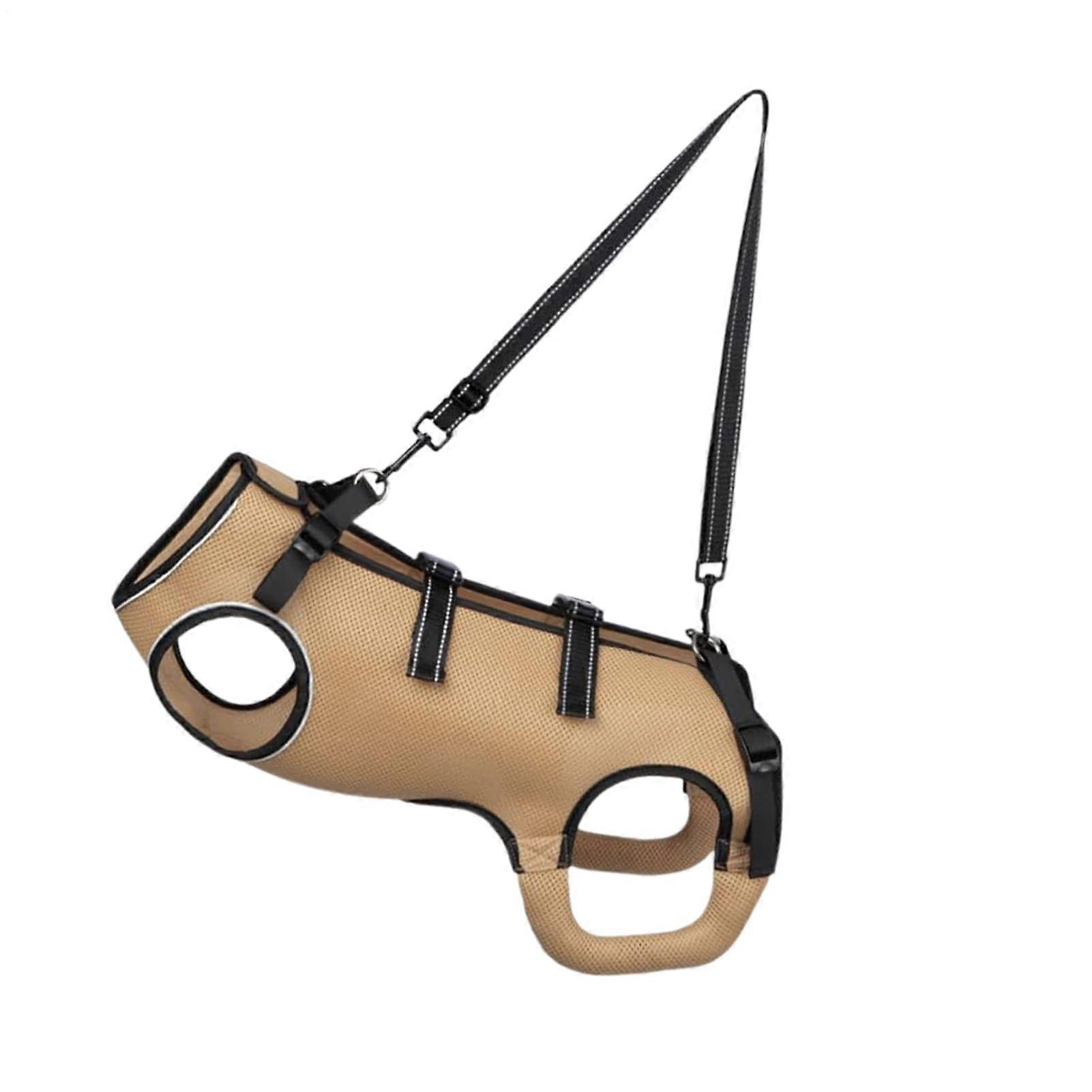 Support Harness for Dogs  Adjustable Mobility Aid for Weak Hind Legs Khaki