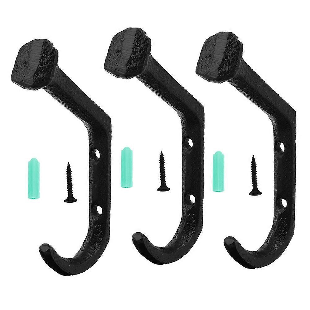 Small Vintage Hooks Decorative Wall Hook Wardrobe Cupboard Interior Designers 3Pcs