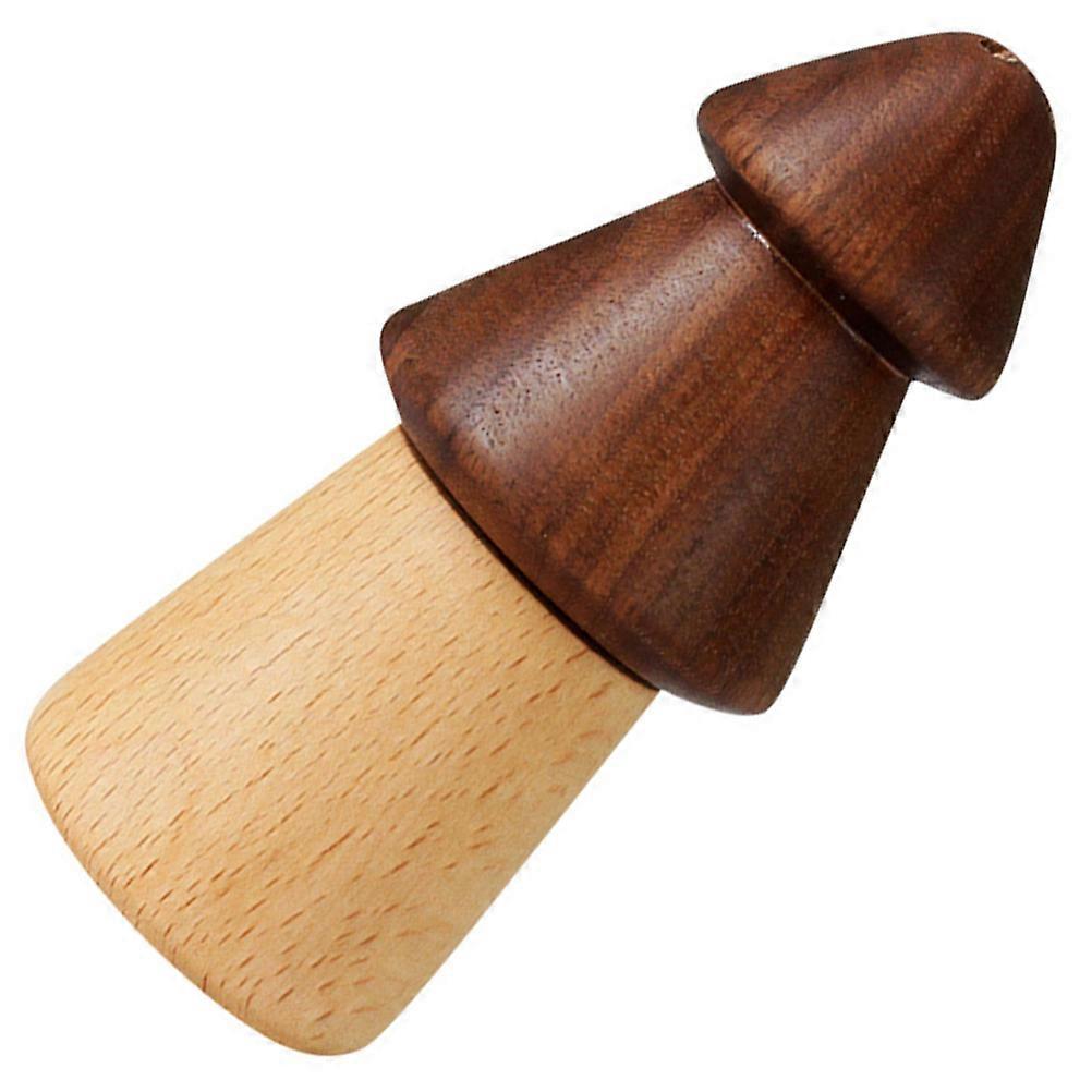 Wooden Toothpick Holder Crafted from Walnut for Storage Multi Color Reusable 4.5 Inches Tall