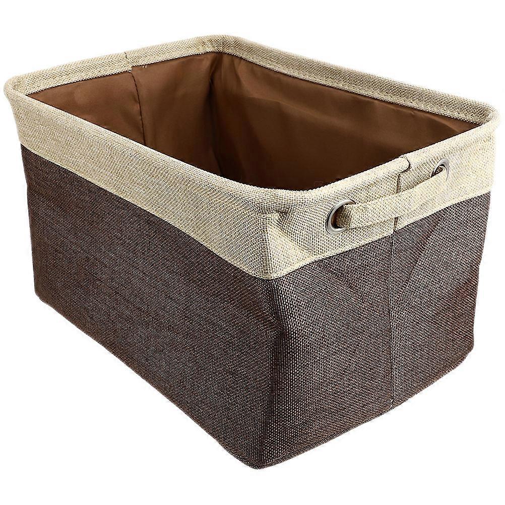 Cloth Basket Folding Fabric Storage Pet Owners Family Organization 36x22cm 1Set