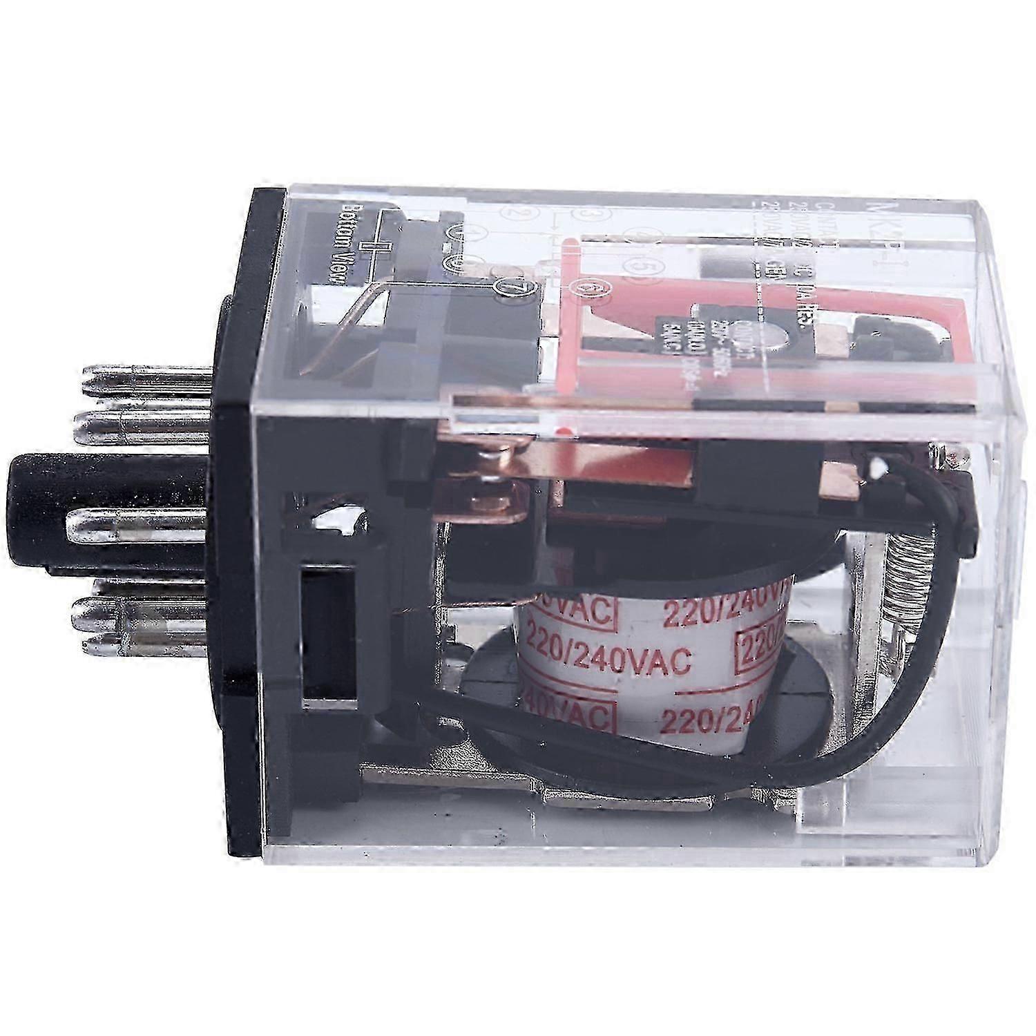 AC 220V/230V Coil Voltage PCB Power Relay 8 Pins DPDT 2NO 2NC MK2P-1 jn