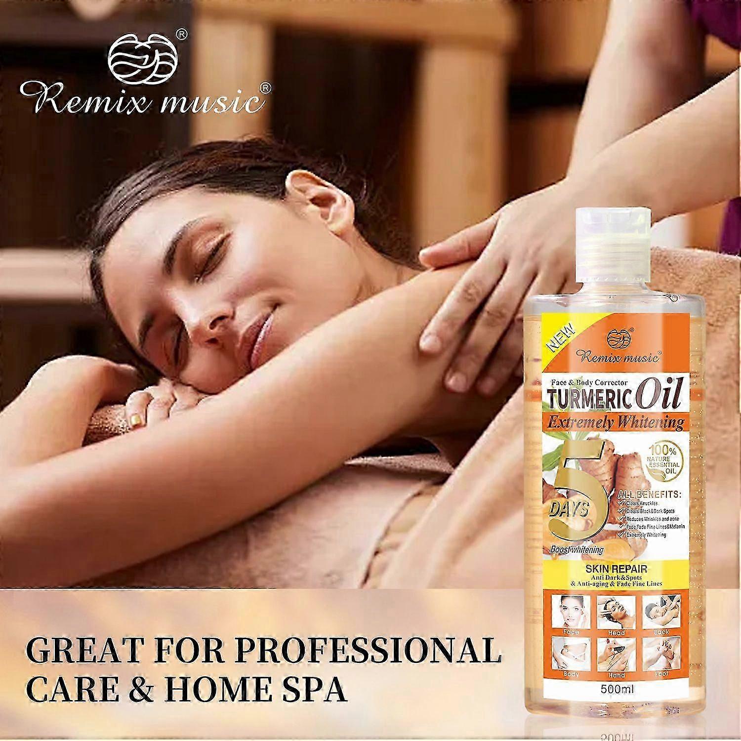 Turmeric Oil,Skin Whitening OIL,Turmeric Super Whitening OiL,Relieve Dryness, Moisturize And Hydrate, Reduce Fine Lines, Gentle And Non-Irritating, Fo