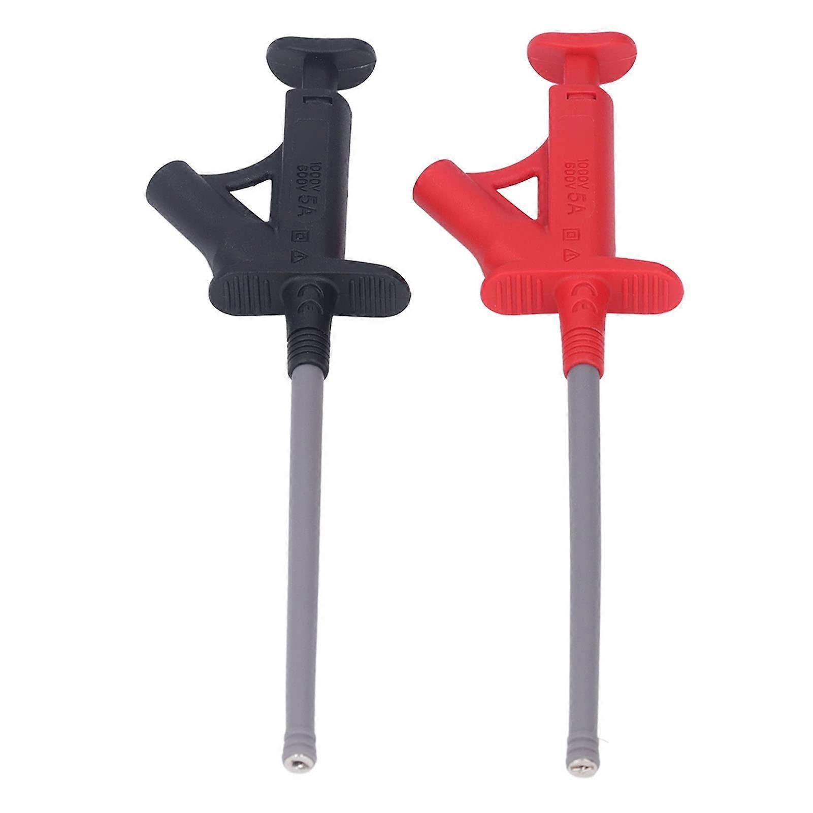 Flexible test hook, 4mm banana jack  Electro probe, brass PA PVC  Multimeter  Accessories for circuit testing