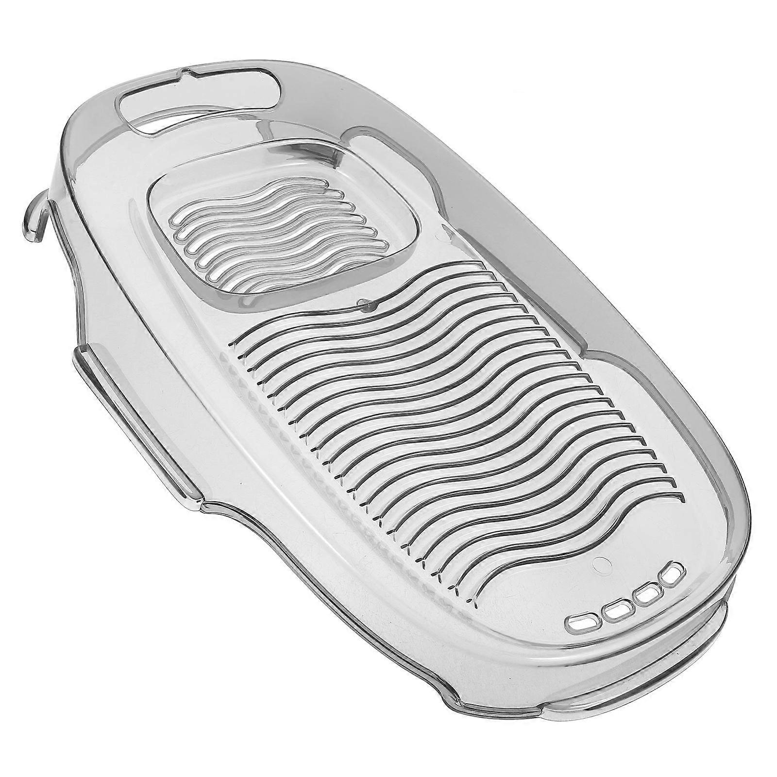 Durable PET Washboard for Hand Washing Clothes Grey Color with High Friction Surface 12.5 x 7.8 Inches