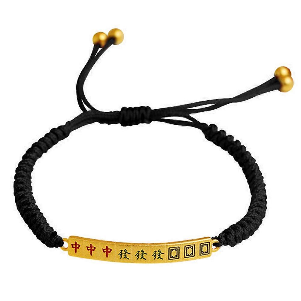 Black Alloy Woven Bracelet for Decoration Durable and Fashionable Gift for Women and Teens