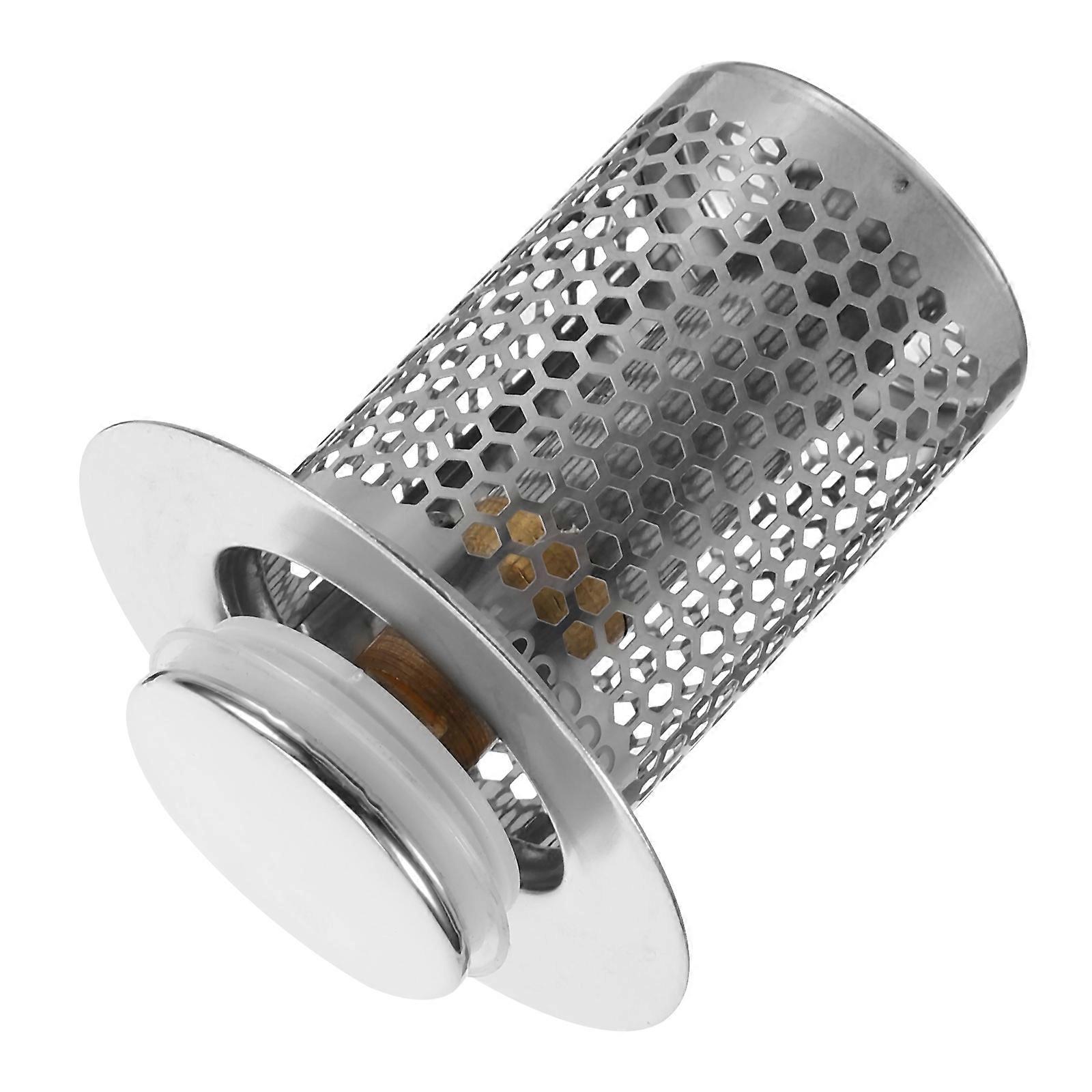 Push Type Sink Strainer for Bathroom Drain 1 Set Sink Stopper