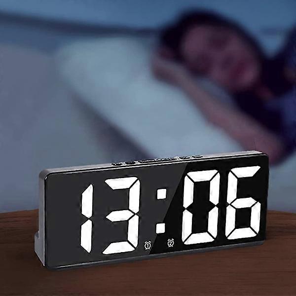 Digital Alarm Clock for Bedroom with Adjustable Temperature