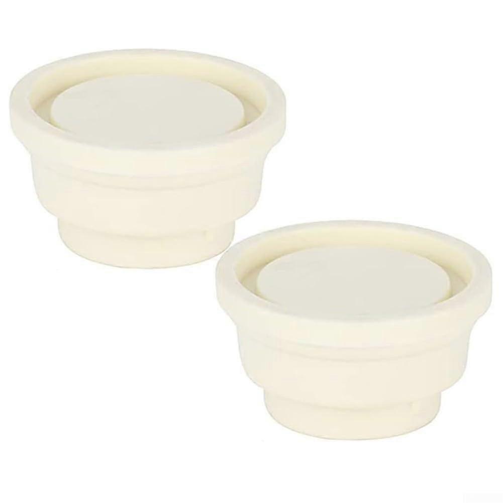 Durable 2-Pack Rubber Bumper Plugs for Pool Ladders, UK Safety Standard