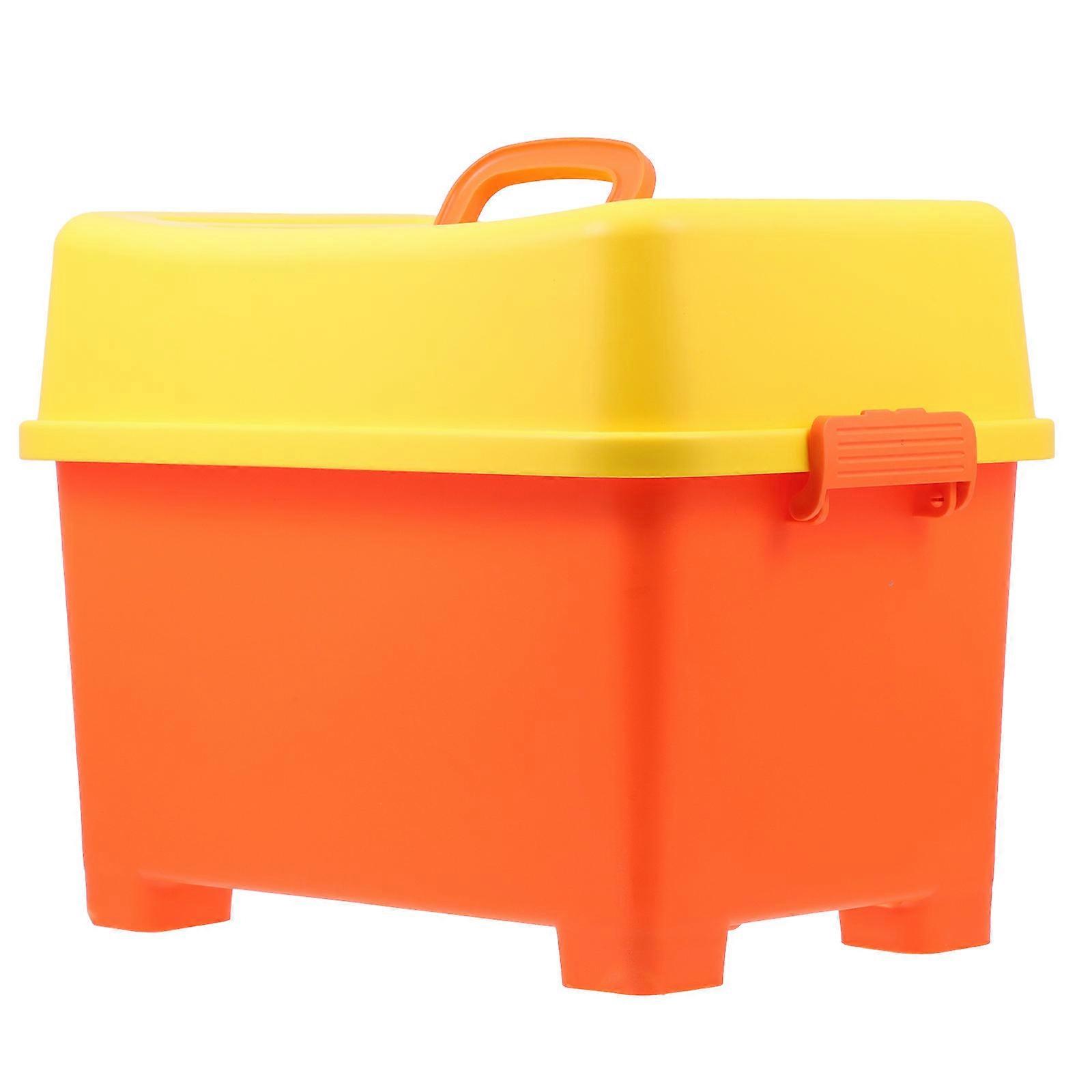 Storage Containers for Toys Plastic Box with Compartments Living Room Bedroom Organization 37X28X24CM 1Set
