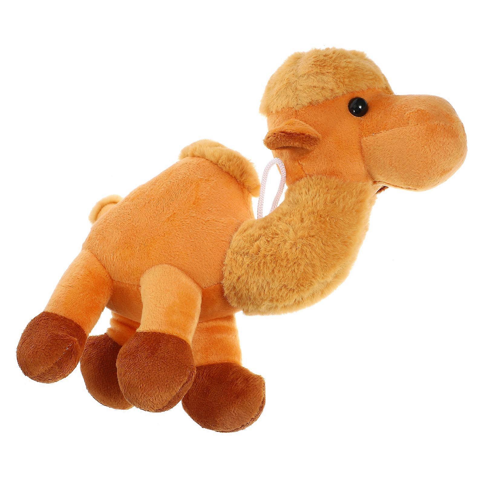 Kawaii Plushies Stuffed Camel Toy All Ages Home Use Brown 26.00X26.00X12.00CM Surface-Washable 1Set