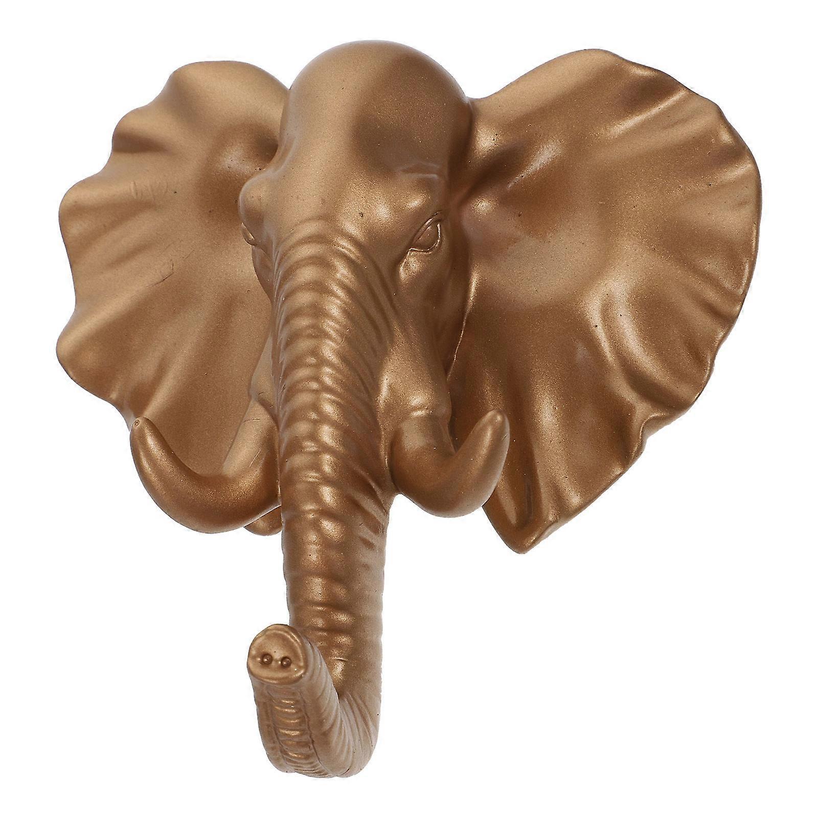 Multifunctional Animal Shaped Hooks Designed For Indoor Use Featuring Attractive Vintage Style In Gold With 2Pcs Per Set