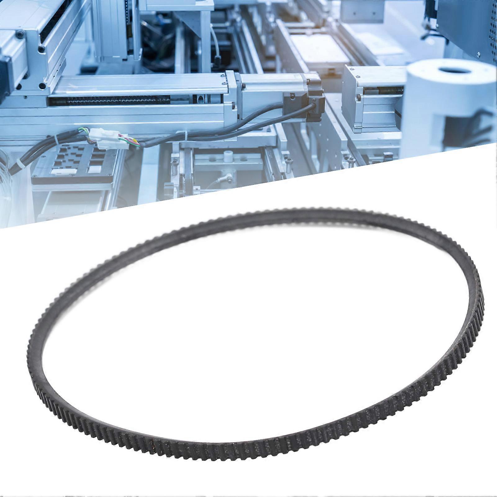 Lathe Belt 5M365 Rubber 5M Length Black No Noise Elastic Replacement