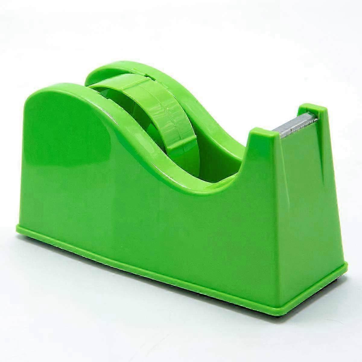 Weighted Non-Skid Desktop Tape Dispenser & Adhesive Roll Holder (Fits 1 & 3 Core) - Durable Black Office Accessory