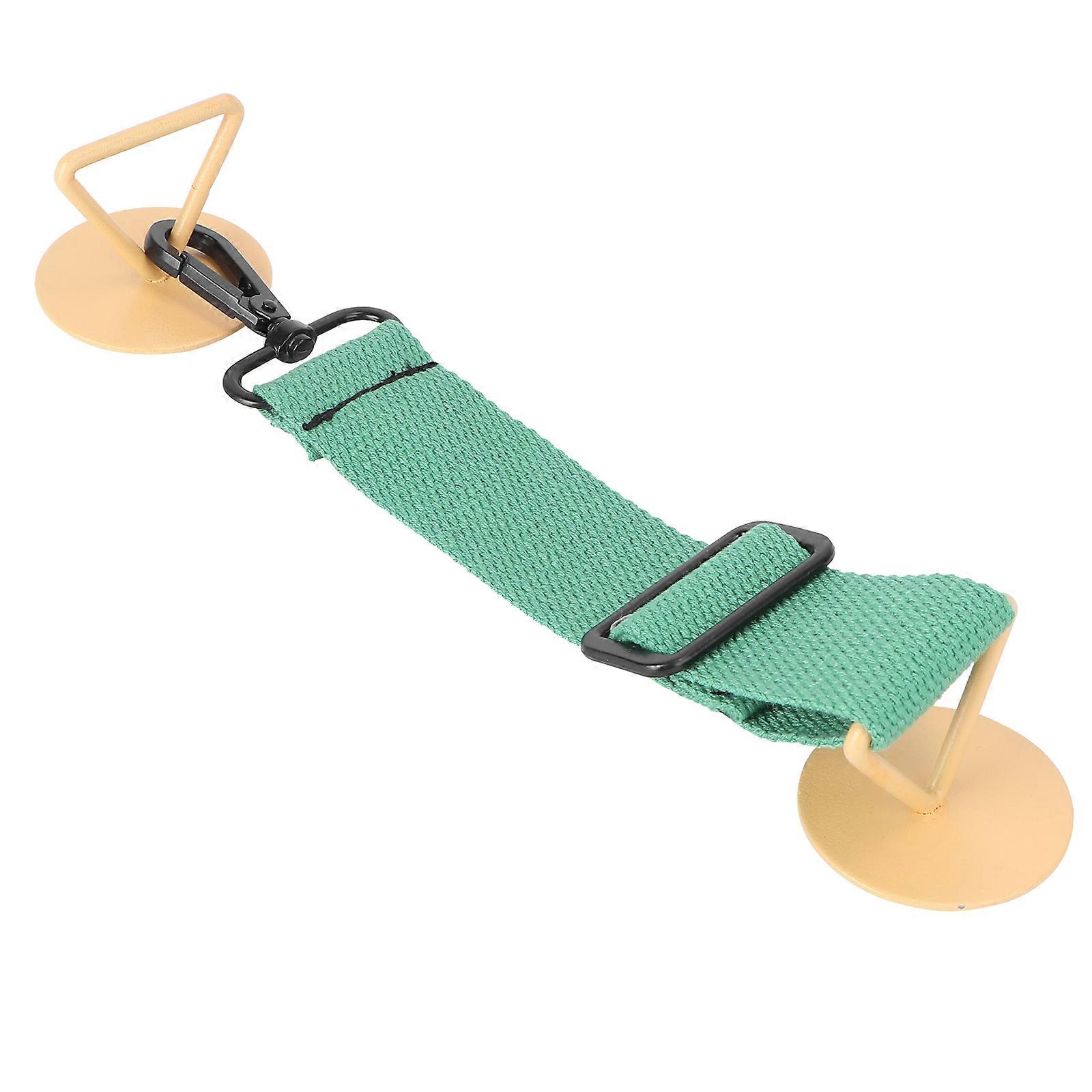 Pet Door Stopper Adjustable Strap For Home Use In Green Color Prevents Door Closing And Protects 1Set
