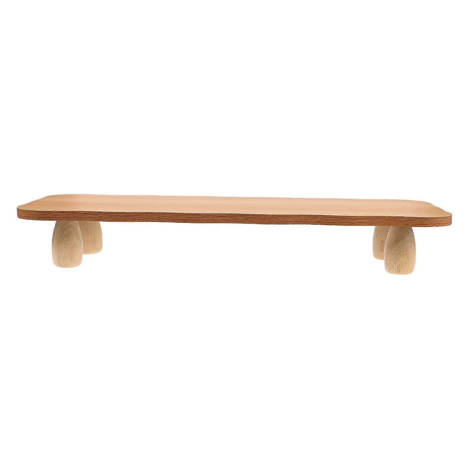 Office Use Desktop Organizer Shelf For Workers Featuring Curved Edge And Tidy Workspace Storage 1Pcs