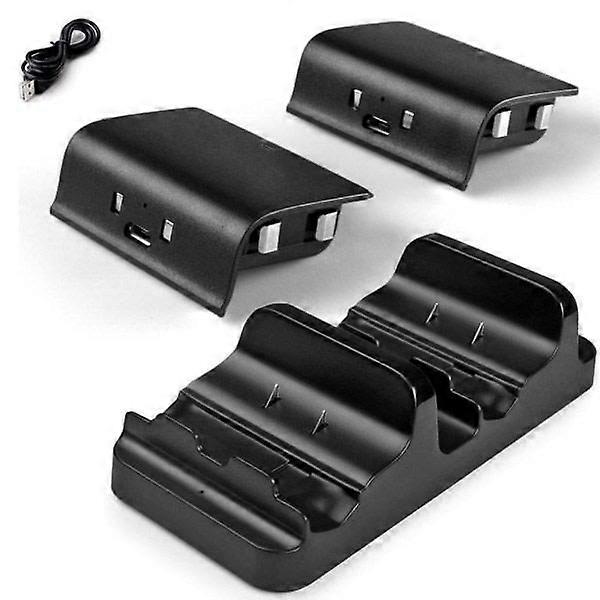 Charging Station for Xbox One for Two Controllers - with Batteries
