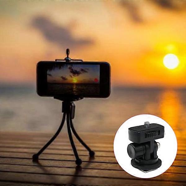 1/4 inch Screw Thread Cold Shoe Stand Mount Adapter Camera Mou